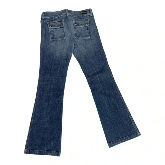 Citizens of Humanity Y2K Low Rise Flare Medium Wash Blue Jeans size 29 - Picture 2 of 16